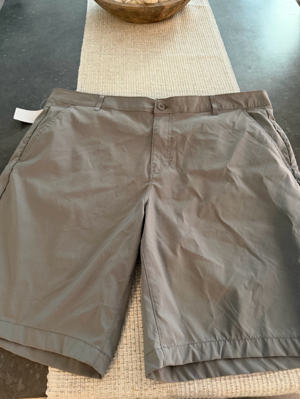 Men's Flat Front Performance Golf ⛳️ Shorts - Gray
